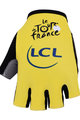 BONAVELO Cyklistické rukavice krátkoprsté - TOUR DE FRANCE - žlutá