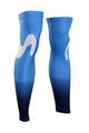 BONAVELO Cyklistické návleky na nohy - MOVISTAR 2019 - modrá