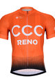 BONAVELO Cyklistický dres s krátkým rukávem - CCC 2019 - oranžová