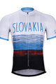 BONAVELO Cyklistický dres s krátkým rukávem - SLOVAKIA 2019 - černá/bílá