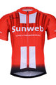 BONAVELO Cyklistický dres s krátkým rukávem - SUNWEB 2019 - červená