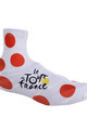 BONAVELO Cyklistické návleky na tretry - TOUR DE FRANCE - bílá/červená