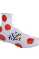 BONAVELO Cyklistické návleky na tretry - TOUR DE FRANCE - červená/bílá