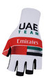 BONAVELO Cyklistické rukavice krátkoprsté - UAE 2020 - bílá