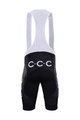 BONAVELO Cyklistické kalhoty krátké s laclem - CCC 2020 - černá