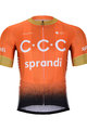 BONAVELO Cyklistický dres s krátkým rukávem - CCC 2020 - oranžová