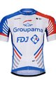 BONAVELO Cyklistický dres s krátkým rukávem - GROUPAMA FDJ 2020 - červená/modrá/bílá