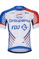 BONAVELO Cyklistický dres s krátkým rukávem - GROUPAMA FDJ 2020 - červená/modrá/bílá