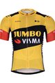 BONAVELO Cyklistický dres s krátkým rukávem - JUMBO-VISMA 2020 - žlutá/černá