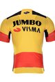 BONAVELO Cyklistický dres s krátkým rukávem - JUMBO-VISMA 2020 - žlutá/černá