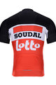 BONAVELO Cyklistický dres s krátkým rukávem - LOTTO SOUDAL 2020 - černá/červená