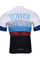 BONAVELO Cyklistický dres s krátkým rukávem - SLOVAKIA - červená/bílá/černá/modrá
