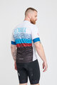BONAVELO Cyklistický dres s krátkým rukávem - SLOVAKIA - bílá/červená/modrá/černá