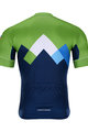 BONAVELO Cyklistický dres s krátkým rukávem - SLOVENIA - zelená/modrá