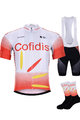 BONAVELO Cyklistický mega set - COFIDIS 2020 - černá/bílá/červená