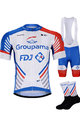 BONAVELO Cyklistický mega set - GROUPAMA FDJ 2020 - červená/modrá/bílá
