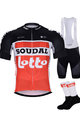BONAVELO Cyklistický mega set - LOTTO SOUDAL 2020 - červená/bílá/černá