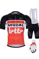 BONAVELO Cyklistický mega set - LOTTO SOUDAL 2020 - černá/bílá/červená