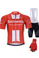 BONAVELO Cyklistický mega set - SUNWEB 2020 - černá/červená