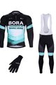 BONAVELO Cyklistický mega set - BORA 2020 WNT - bílá/zelená/černá