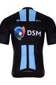 BONAVELO Cyklistický dres s krátkým rukávem - DSM 2022 - černá/světle modrá