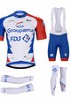 BONAVELO Cyklistický mega set - GROUPAMA FDJ 2021 - bílá/modrá/červená