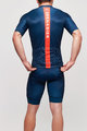 BONAVELO Cyklistický krátký dres a krátké kalhoty - INEOS GRENADIERS '21 - červená/modrá