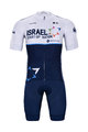 BONAVELO Cyklistický krátký dres a krátké kalhoty - ISRAEL 2021 - černá/modrá/bílá