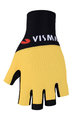 BONAVELO Cyklistické rukavice krátkoprsté - JUMBO-VISMA 2022 - žlutá/černá