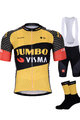 BONAVELO Cyklistický mega set - JUMBO-VISMA 2022 - černá/žlutá