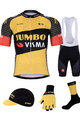 BONAVELO Cyklistický mega set - JUMBO-VISMA 2022 - žlutá/černá