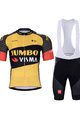 BONAVELO Cyklistický krátký dres a krátké kalhoty - JUMBO-VISMA 2022 - žlutá/černá