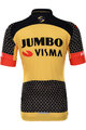 BONAVELO Cyklistický krátký dres a krátké kalhoty - JUMBO-VISMA 2021 - černá/žlutá