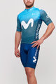 BONAVELO Cyklistický dres s krátkým rukávem - MOVISTAR 2021 - modrá