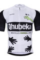BONAVELO Cyklistický dres s krátkým rukávem - QHUBEKA ASSOS 2021 - bílá/světle zelená