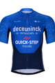 BONAVELO Cyklistický dres s krátkým rukávem - QUICKSTEP 2021 - modrá/bílá