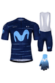 BONAVELO Cyklistický mega set - MOVISTAR 2022 - modrá/bílá