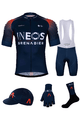 BONAVELO Cyklistický mega set - INEOS GRENADIERS '22 - červená/modrá