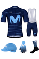 BONAVELO Cyklistický mega set - MOVISTAR 2022 - modrá/bílá