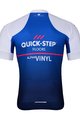 BONAVELO Cyklistický dres s krátkým rukávem - QUICKSTEP 2022 - bílá/modrá