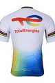BONAVELO Cyklistický dres s krátkým rukávem - TOTAL ENERGIES 2023 - modrá/červená/žlutá/bílá