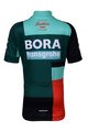 BONAVELO Cyklistický dres s krátkým rukávem - BORA 2022 KIDS - zelená/černá/červená