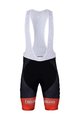 BONAVELO Cyklistické kalhoty krátké s laclem - UAE 2022  - černá/červená/bílá