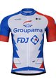 BONAVELO Cyklistický dres s krátkým rukávem - GROUPAMA FDJ 2022 - červená/bílá/modrá