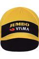 BONAVELO Cyklistická čepice - JUMBO-VISMA 2022 - černá/žlutá