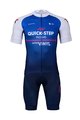 BONAVELO Cyklistický krátký dres a krátké kalhoty - QUICKSTEP 2022 - modrá/bílá