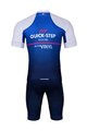 BONAVELO Cyklistický krátký dres a krátké kalhoty - QUICKSTEP 2022 - modrá/bílá