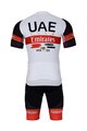 BONAVELO Cyklistický krátký dres a krátké kalhoty - UAE 2022 - bílá/černá