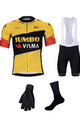 BONAVELO Cyklistický mega set - JUMBO-VISMA 2023 - černá/žlutá