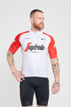 BONAVELO Cyklistický dres s krátkým rukávem - TREK 2024 - černá/červená/bílá